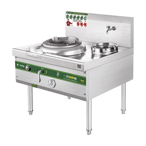 Restaurant kitchen high quality stainless steel big stove Chinese food one burner gas cooker