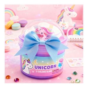 ดินน้ำมันและสไลม์ปลอดสารพิษ ทำมือ DIY สีสันสดใส แพ็คใหญ่ สร้างสรรค์ สนุกสนาน เหมาะสำหรับเด็ก - Product Image 2