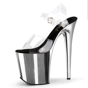 Nuovi Tacchi da Spogliarellista 8 Pollici Sexy Fetish Tacchi Alti <span class=keywords><strong>Rosa</strong></span> Lucidi da Matrimonio Luminosi 20cm Eleganti Sandali con Piattaforma <span class=keywords><strong>Scarpe</strong></span> da Pole Dance - Product Image 4