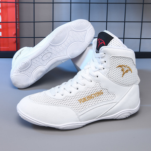 Botas de Boxeo Personalizadas con Logotipo Personalizado al por Mayor 2025, Zapatos Profesionales de Halterofilia y Levantamiento de Pesas para Hombre - Product Image 5