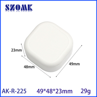 Boîtier de commutateur WiFi Tuya en ABS PC ignifuge 49*48*23mm, boîtier de jonction PCB, boîtier de protection IP54, télécommande intérieure