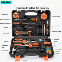 Kit d'outils de réparation et d'entretien pour la maison, 13/19/22/25/45/52 pièces/ensemble, en acier à haute teneur en carbone, avec étui rigide, support OEM, y compris des tournevis