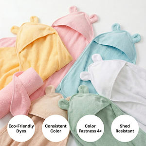 Proveedor Profesional de Toallas de Baño para Bebés con Capucha de Orejas de Animales, Tejidas en Algodón, 400 g/m², Certificadas por OEKO-TEX 100 - Product Image 4