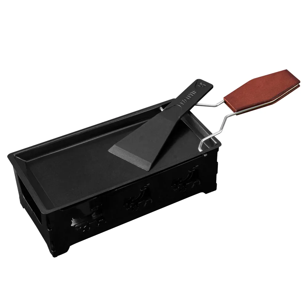 Non-stick Coating Vouwen Handvat Snel Smelten Kaars Spatel Pan Chocolade Suiker Gegrilde Kaas Melt Raclette Kaas Grill