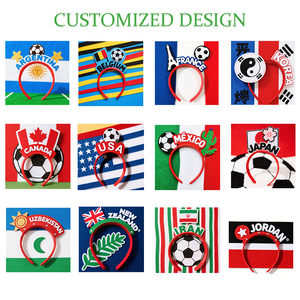 Diadema con tema deportivo <span class=keywords><strong>de</strong></span> fútbol <span class=keywords><strong>para</strong></span> niños, accesorio <span class=keywords><strong>de</strong></span> disfraz <span class=keywords><strong>de</strong></span> fiesta <span class=keywords><strong>para</strong></span> niños y niñas, diadema <span class=keywords><strong>de</strong></span> vida diaria, hecha <span class=keywords><strong>de</strong></span> poliéster - Product Image 3