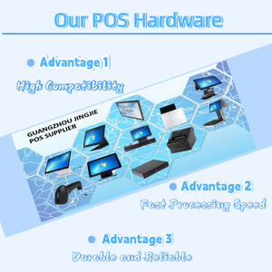 Sistema POS 15+9.7 Pollici, Registratore di Cassa Efficiente, Gestione Aziendale, Terminale POS Touch Screen Windows, Sistema POS All-in-One - Product Image 5