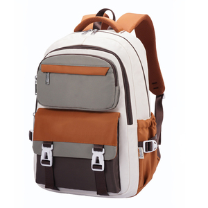 Sac à dos léger pour étudiants du collège, de la 1ère à la 4ème année, avec impression de logo personnalisé Fuliya, imperméable et grande capacité - Product Image 3