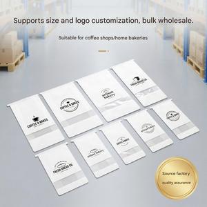 Food-grade biodegradable kraft paper bags for <b>packaging</b> sliced bread Suitable for breakfast, lunch and baked goods - Product Image 5