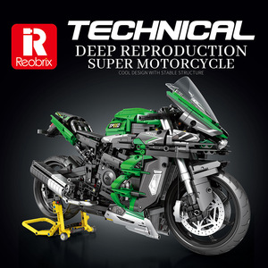 Bloques de Construcción Originales Zhenzhuan 570 para Motocicleta, SE de Alta Dificultad, Personalizables, MOC - Product Image 1