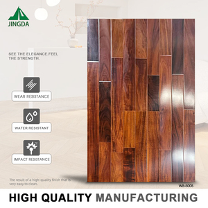 Meilleur rapport qualité-prix AC4 HDF Revêtement de sol stratifié 8mm 10mm 12mm Étanche Haute Brillance Motif chevrons Grain de bois naturel Pose facile par clic Usine Chine - Product Image 1