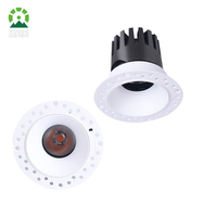 Downlight LED COB Dimmable DALI Encastrable Noir Spot Lumineux LED Plafond