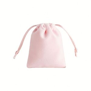 ถุงกำมะหยี่ใส่เครื่องประดับขนาด 7*9 ซม. สั่งทำโลโก้ได้ สำหรับใส่สร้อยข้อมือ สร้อยคอ ขนม หรือของขวัญสุดหรู - Product Image 5