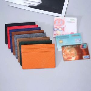 Slim PU Leather Credit <b>Card</b> <b>Holder</b> <b>Wallet</b> Ultra-thin Simple Pocket Purse Cross Pattern Credit <b>Card</b> ID <b>Holder</b> <b>Wallet</b> - Product Image 1