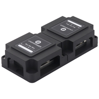 Bloc de distribution de barres omnibus 400A 12-48V 8 * M10 en cuivre T2 nickelé pour système solaire, camping-car, camion, bateau, yacht