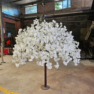 Usine En Gros Rose Pièce Maîtresse Fleur De Cerisier Intérieur Artificiel Cerisiers Toile De Fond De Mariée Décoration De Mariage - Product Image 6