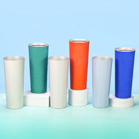 Mug en aluminium personnalisé changeant de couleur, tasse thermosensible qui change de couleur selon la température, pour le camping en plein air, cadeaux amusants
