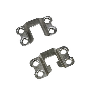 Silver Four-Hole Molding Hanger <b>For</b> <b>Picture</b> <b>Frame</b> Hanging Back Panel Rectangle Shape Ordinary <b>Hooks</b> - Product Image 2