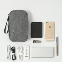 2025 nouveau Gadget voyage numérique USB chargeur cordon câble sac stockage électronique organisateur Silicone support boîte fil souple écouteurs
