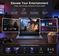 Buen Precio, Gran Venta, Cable de 14 Pulgadas para Dos Pantallas, Gran Venta, Pantalla Triple Portátil para Laptop, Monitor Triple, Pantalla LCD para Laptop