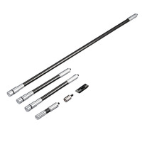 Stabilisateur d'arc recurve TOPOINT ARCHERY Combo PR601, pour le tir sur cible, tiges en carbone pur 3k, 16,3(OD)X13,6(ID) mm OEM/ODM