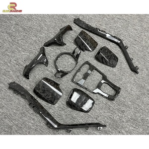 Intérieurs de voiture en fibre de carbone forgée à sec, très demandés, pour Huracan LP580 LP610 2014-2018, finition brillante, tissage sergé, reproduction fidèle 1:1 - Product Image 2