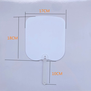 Ventilateur publicitaire en plastique imperméable à impression par transfert thermique double face avec cadre photo, 6 couleurs, 17.5CM, 20 pièces/lot - Product Image 3