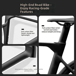 Bicicleta de Carretera Frrx Nueva de Fibra de Carbono con 16 Velocidades, Ligera, 700c, para Ciclistas de Dirt Jump - Product Image 5