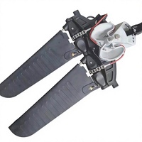 Système de propulsion à pédales Jiubie en PVC pour kayak, compatible avec les kayaks de pêche et les SUP