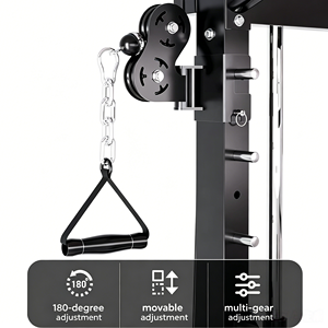 Máquina de <span class=keywords><strong>Entrenamiento</strong></span> Muscular Profesional <span class=keywords><strong>Multifuncional</strong></span>, Máquina Smith para <span class=keywords><strong>Entrenamiento</strong></span> de Fuerza, Personalizable para Gimnasio y Hogar - Product Image 3