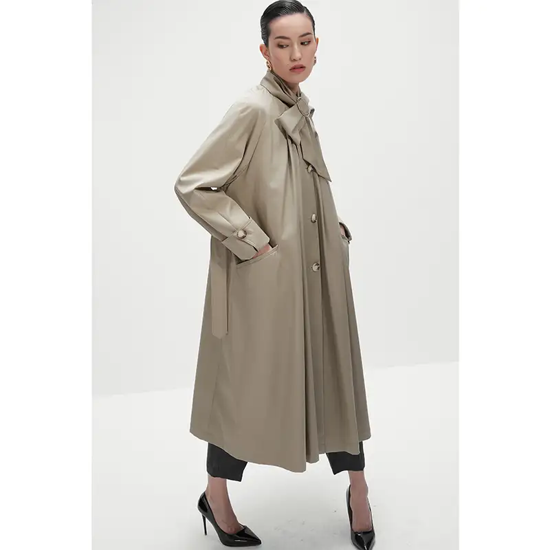 Novo inverno trincheira casaco amplamente comprado topcasat novo design charmoso vestido de algodão