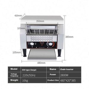 เครื่องทำขนมปังไฟฟ้าสแตนเลสสำหรับร้านอาหารเชิงพาณิชย์ ราคาประหยัด - Product Image 6