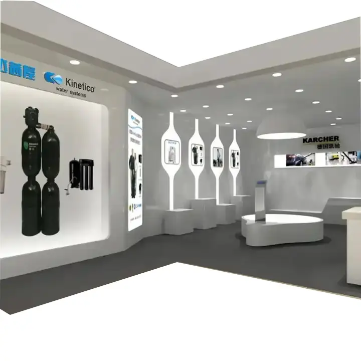 Electronic Store Decoration Fitting Counter Cabinet Stand Interior Design Showcase Kiosk Display Shop Furniture
