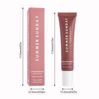 Gloss à lèvres multicolores en marque privée avec 6 couleurs vibrantes, sans cruauté, hydratant et brillant pour le soin des lèvres