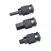 QC19 personnalisable 1/8 " - 3/4" mâle forgeage laiton acier vis Flashback parrestor double parker raccord rapide