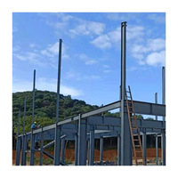 Bâtiment à plusieurs étages préfabriqué de style industriel à ossature en acier pour l'école, l'hôtel, l'appartement, le garage et la maison.