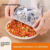 Aluminiumfolie Thermische Isolierabdeckung für Esstische Haushalt Lebensmittelkonservierungshülle