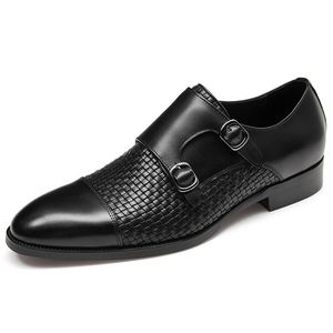 Plus Size Men's British Patent Leather Shoes Pointed-Toe Formal Business Casual Shoes Ideal Groom Wedding Footwear - Product Image 6