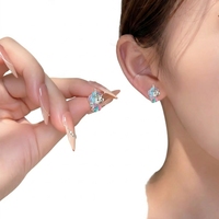 Boucles d'oreilles clous QX licorne émaillée colorée pour femme, en argent sterling 925, mignonnes, fantaisie, animales, vente en gros, personnalisables