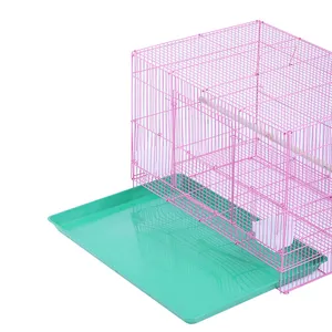 Wholesale Pet Animal Cage Parrot Canary Bird Cage Breeding Pet Supplies Love Birds Aviary Budgie Cage For Canaries Pigeon