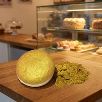 Poudre de Lueur Comestible Dorée Métallique OEM Sans E171 pour Décoration de Gâteaux de Noël et Pâtisserie
