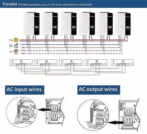 Onduleur hybride solaire à onde sinusoïdale Pure de 5kw, vente en gros <span class=keywords><strong>SPF</strong></span> 5000ES 5000VA avec WIFI - Product Image 6