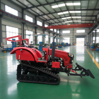 Mesin Pengolah Tanah Multifungsi Traktor Rotary Tiller dengan Remote Control, Peralatan Mesin Pertanian