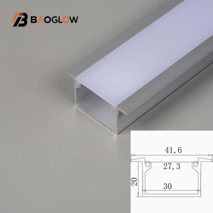 New Modern Customized Led Extruded Low Profile Aluminum Frame Profile for Led Strip Lighting Surface Mounted Celling Wall Floor - Product Image 2
