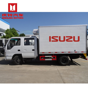 Camions frigorifiques à double cabine légers Isuzu ELF pour le transport de bœuf et de poulet, 4,2 m, congélateur manuel, 100p - Product Image 4