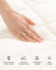 Materassi da pavimento pieghevole Roll-up Futon giapponese letto da meditazione in cotone spesso materasso Futon in cotone - Product Image 4