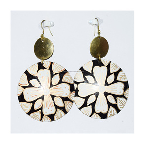 2025 maroc décembre naturel vert africain Jade cuivre boucles d'oreilles bijoux tribaux été vêtements bijoux - Product Image 1