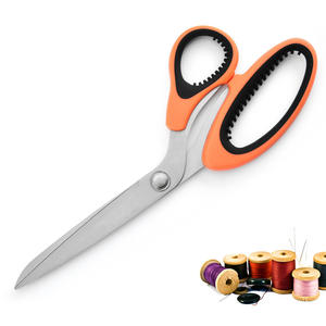 กรรไกรตัดเย็บสแตนเลส 8 นิ้ว หัวตรง ใช้ในครัวเรือน สำนักงาน เครื่องมือตัด - Product Image 3