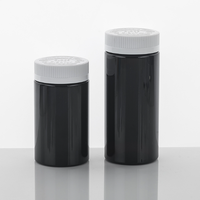 Bouteille de capsule en plastique médicale de promotion conteneur de pilule vide avec la forme de cylindre de bouchon à vis résistant d'enfants pour l'usage de médecine