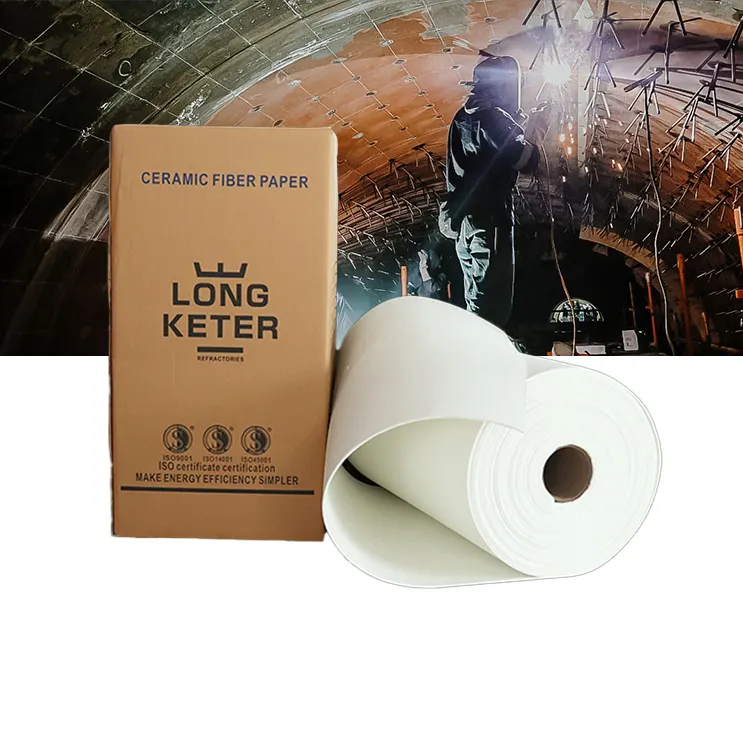 Longketer fireproof 1260 ceramic fiber paper