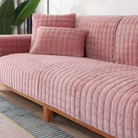 Housse de protection pour canapé sectionnel, housse de protection pour meubles, taille personnalisée, moderne, unie, lavable, extensible, décorative